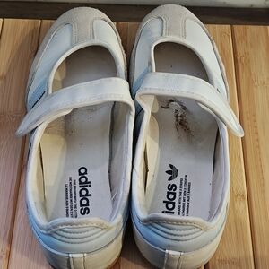 Adidas Mary Jane White Shoes
